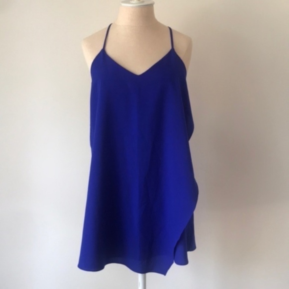 FREE PEOPLE Racerback Silk Dress